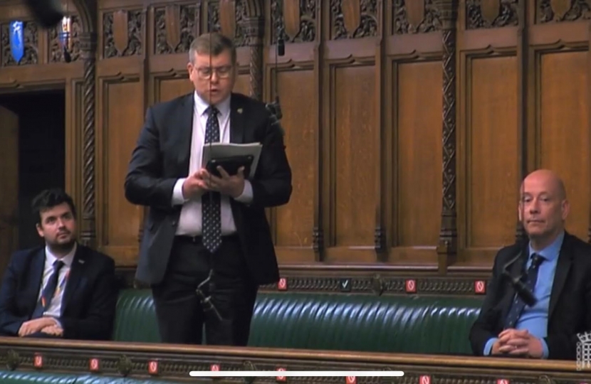 MP for Darlington speaking in the House of Commons (stock image, taken in 2020) 