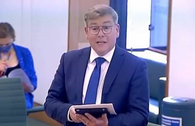 Peter Gibson MP Speaking in A68 Debate