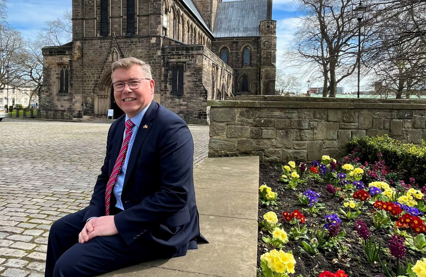 Peter Gibson at St Cuthbert's Chruch